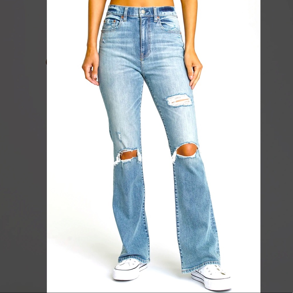 Daze High Rise Boot Cut Jeans